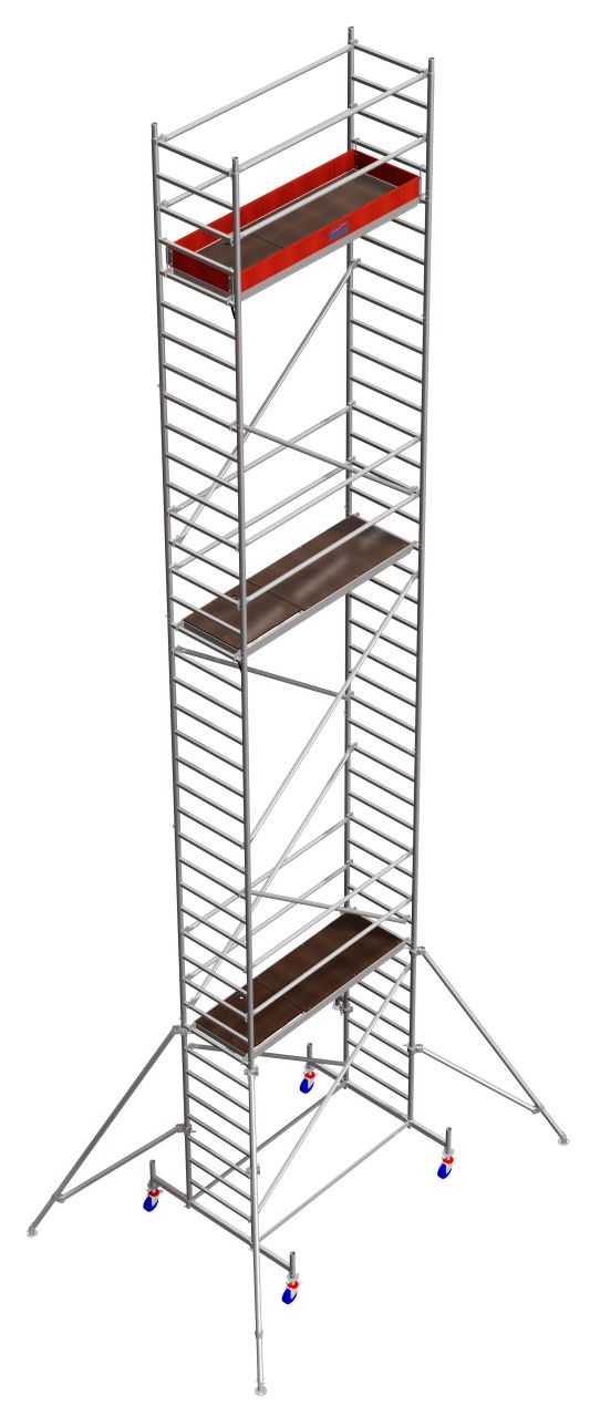 Дополнительное изображение Вышка-тура STABILO серия 10 рабочая высота 11,3 м, размер площадки (2.5х0.75 м)