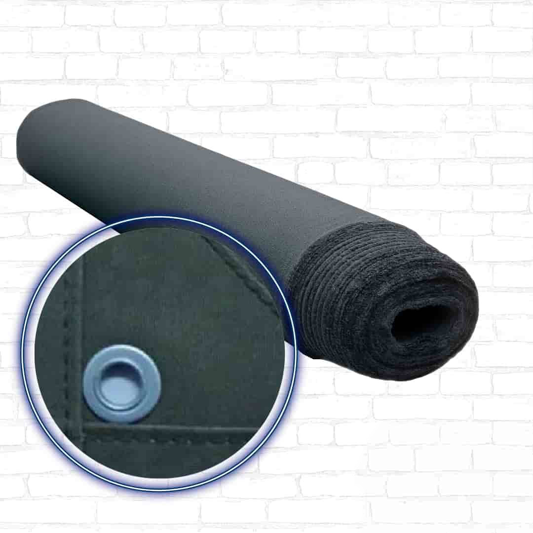 Брезент огнеупорный 400 гр/м2 размером 3х5 м