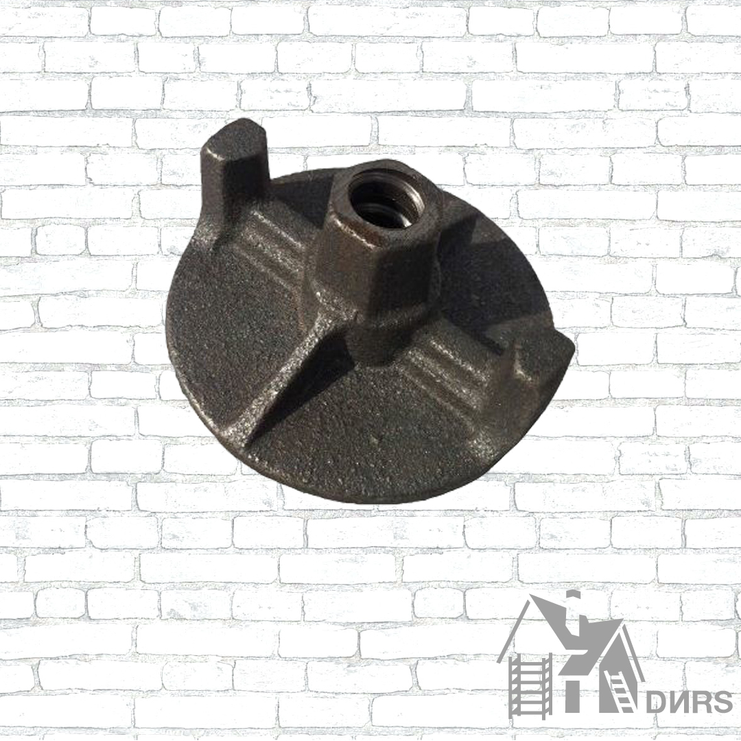 Гайка двухрожковая черная 90мм