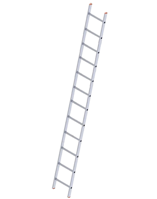 Дополнительное изображение Sarayli-m односекционная лестница алюминиевая стандарт (12 ступеней)