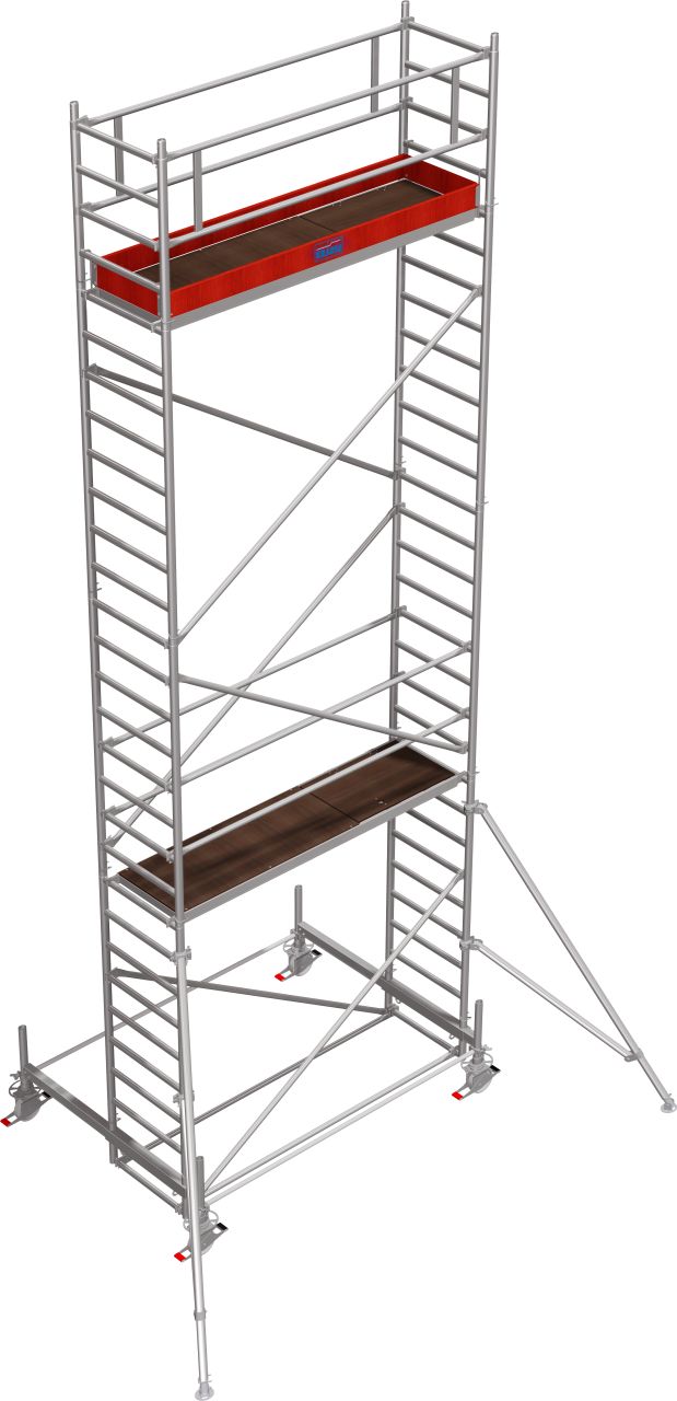 Дополнительное изображение STABILO 100-2,5 Передвижные подмости, рабочая высота 8,3 м, размер площадки (2.5x0.75 м)