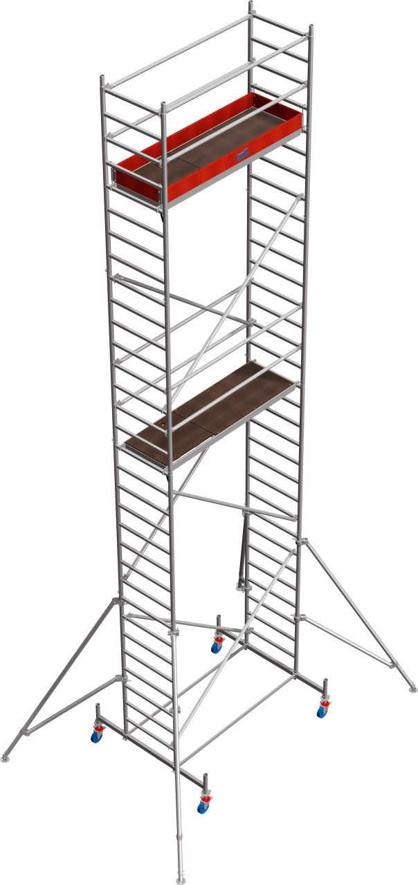 Дополнительное изображение Вышка-тура STABILO серия 10 рабочая высота 9,3 м, размер площадки (2.0x0.75 м)