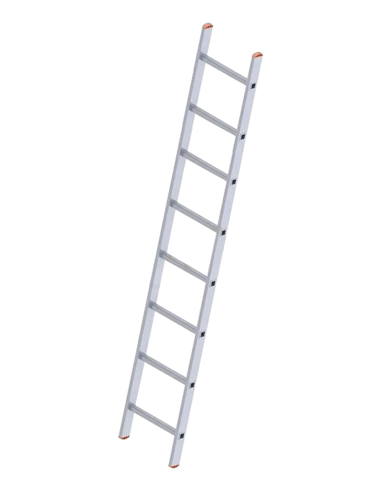 Дополнительное изображение Sarayli-m односекционная лестница алюминиевая стандарт (8 ступеней)