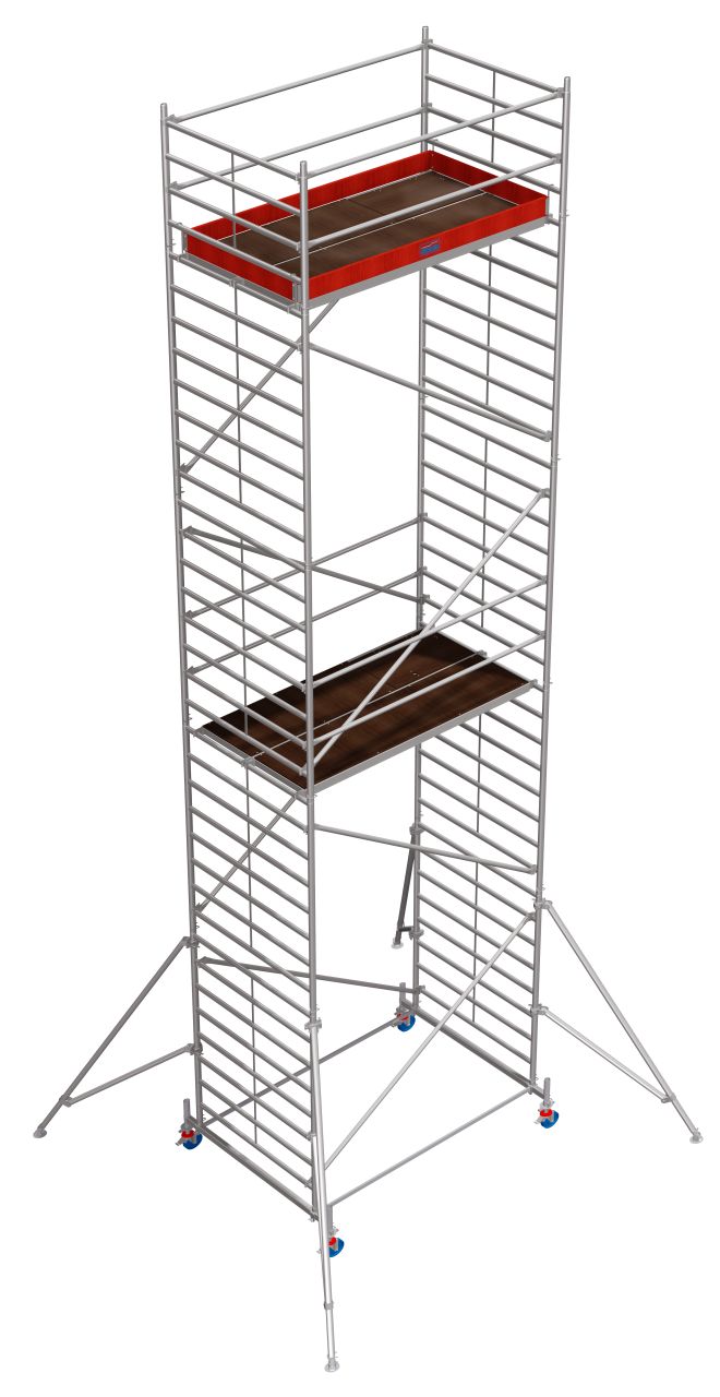 Дополнительное изображение Вышка-тура STABILO серия 50 рабочая высота 10,3 м, размер площадки (2.5x1.5 м)