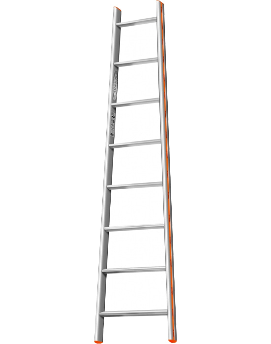 Дополнительное изображение Эйфель односекционная алюминиевая лестница Комфорт-Профи-Пирамида (8 ступеней)