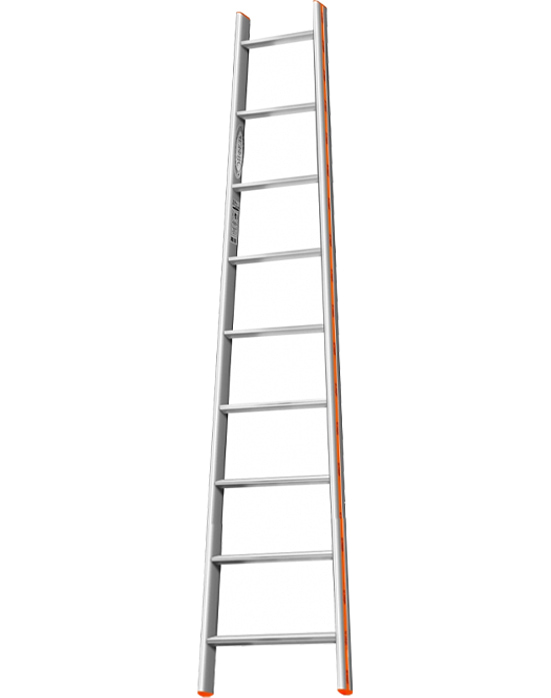 Дополнительное изображение Эйфель односекционная алюминиевая лестница Комфорт-Профи-Пирамида (9 ступеней)