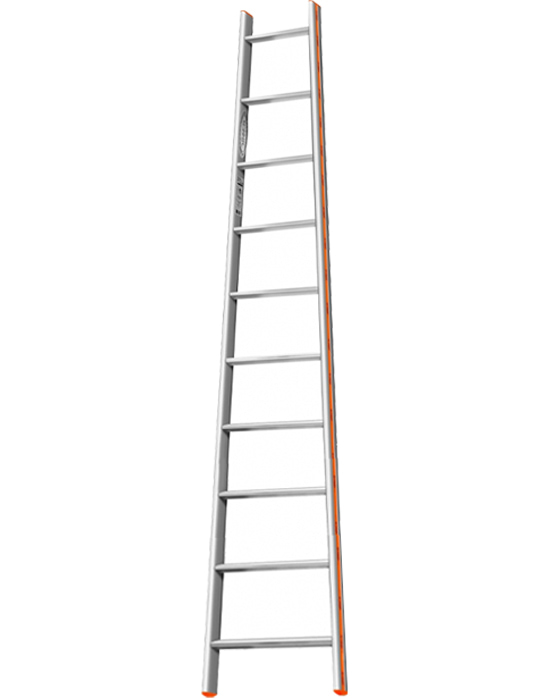 Дополнительное изображение Эйфель односекционная алюминиевая лестница Комфорт-Профи-Пирамида (10 ступеней)