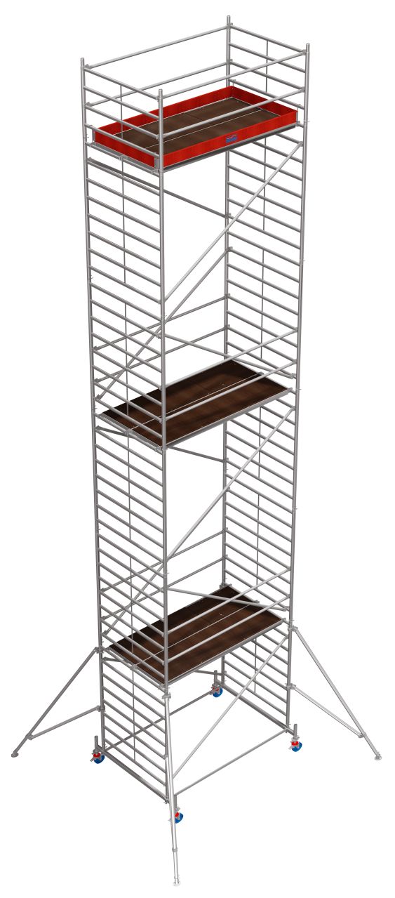 Дополнительное изображение Вышка-тура STABILO серия 50 рабочая высота 12,3 м, размер площадки (2.5x1.5 м)