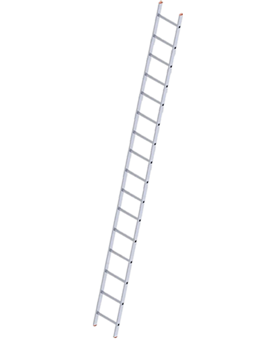 Дополнительное изображение Sarayli-m односекционная лестница алюминиевая стандарт (16 ступеней)