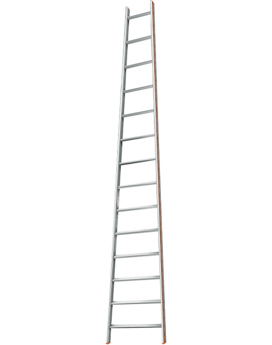 Дополнительное изображение Эйфель односекционная алюминиевая лестница Комфорт-Профи-Пирамида (14 ступеней)