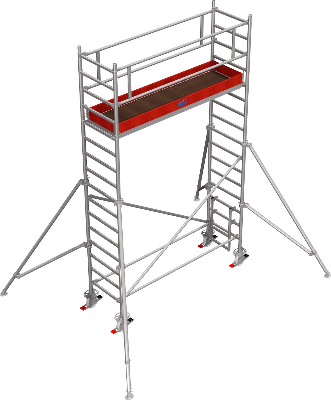 Дополнительное изображение Stabilo серии 1000 рабочая высота 5,2 м, размер площадки (2.5x0.75 м)