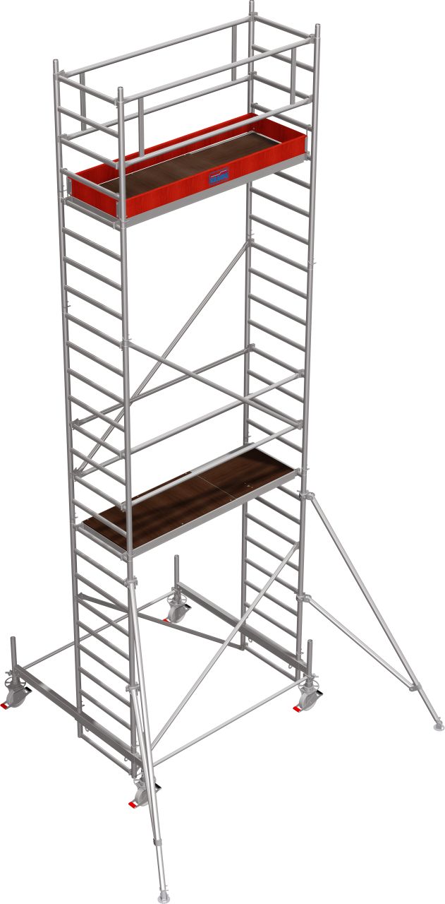 Дополнительное изображение STABILO 100-2 Передвижные подмости, рабочая высота 7,3 м, размер площадки (2.0x0.75 м)