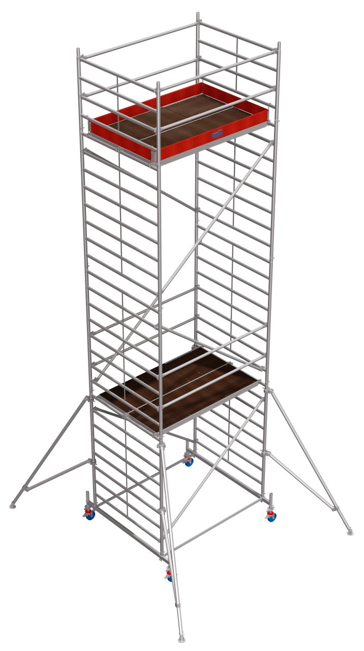 Дополнительное изображение Вышка-тура STABILO серия 50 рабочая высота 8,3 м, размер площадки (2.0x1.5 м)
