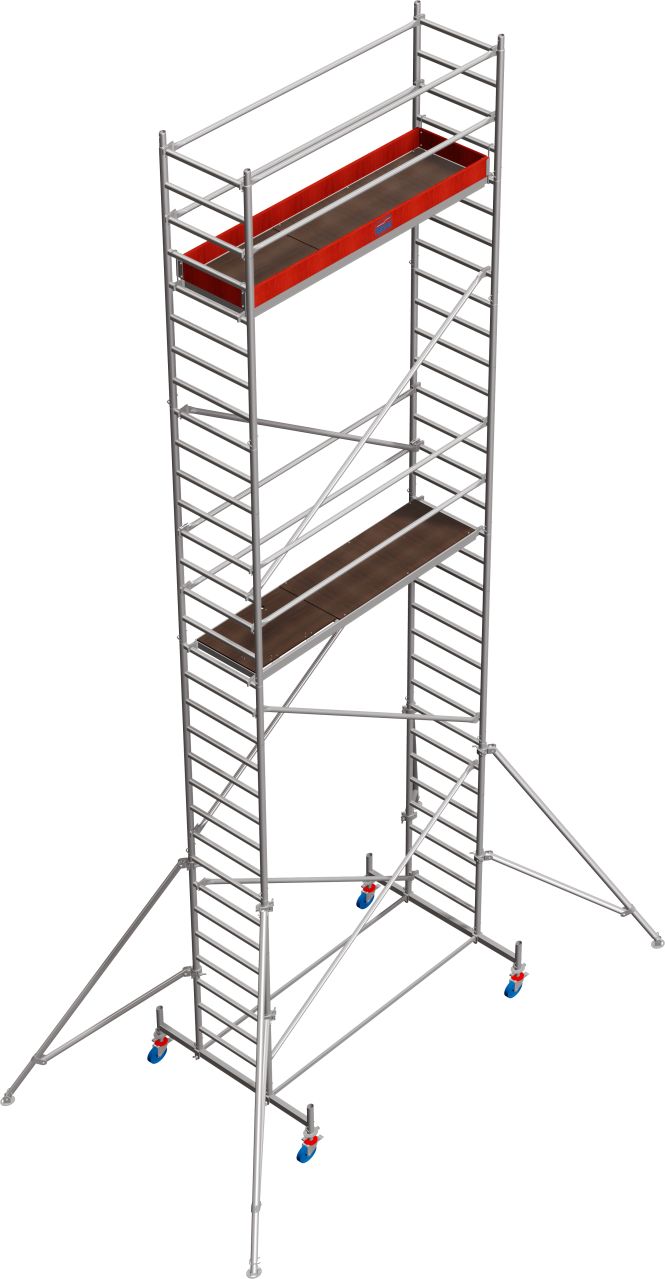Дополнительное изображение Вышка-тура STABILO серия 10 рабочая высота 9,3 м, размер площадки (2.5х0.75 м)