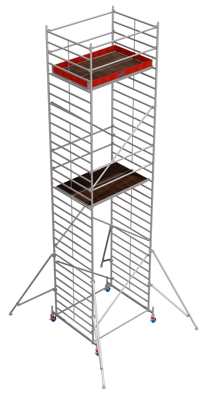 Дополнительное изображение Вышка-тура STABILO серия 50 рабочая высота 9,3 м, размер площадки (2.0x1.5 м)