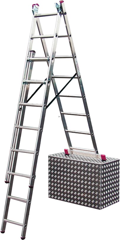 Дополнительное изображение Универсальная лестница с дополнительной функцией Krause Corda 3x8 ст