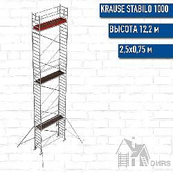 Stabilo серии 1000 рабочая высота 12,2 м, размер площадки (2.5x0.75 м)